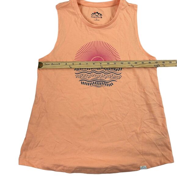 Mountain & Isles Womens TShirt Sz M Tank Top Sunset Hiking Camping Outdoors - Picture 7 of 7